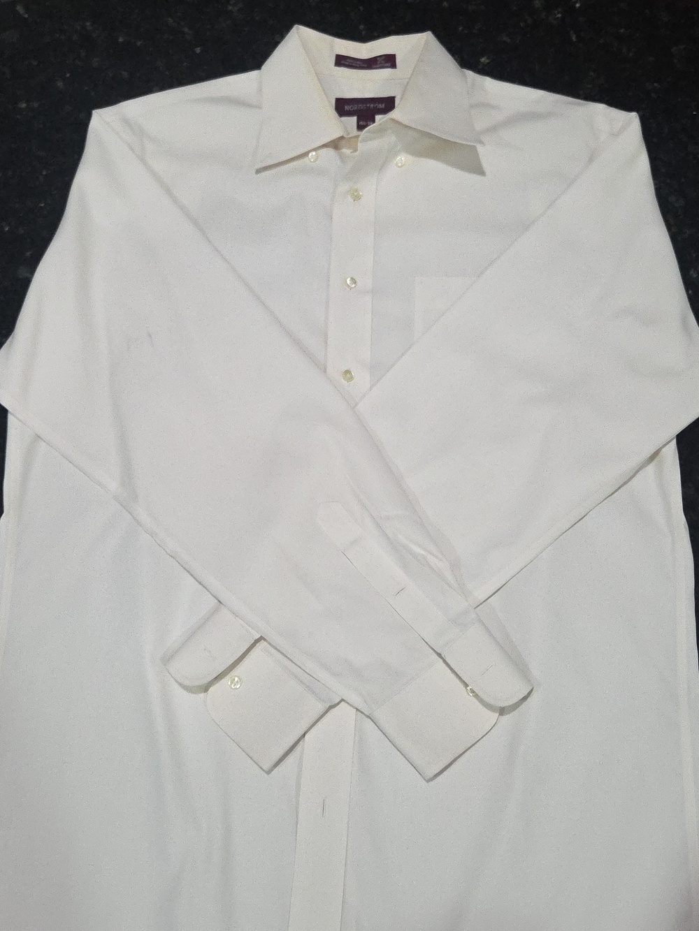 Nordstrom Cream Men's Dress Shirt. Size 34. Retails For $80 To $100 (See Pic)